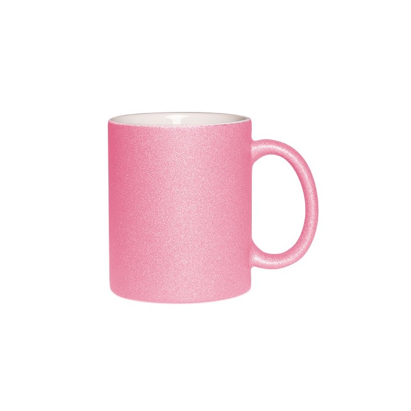 Mug ceramic  SPARK Pink Glitter, 11oz