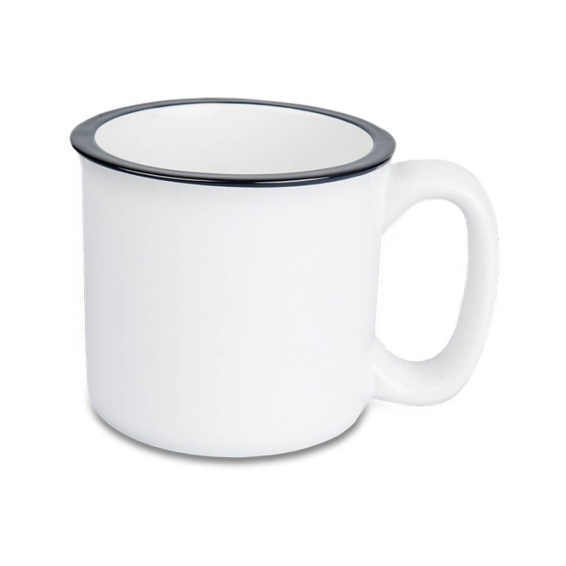 Mug ceramic  white - CAMPER 330 ml