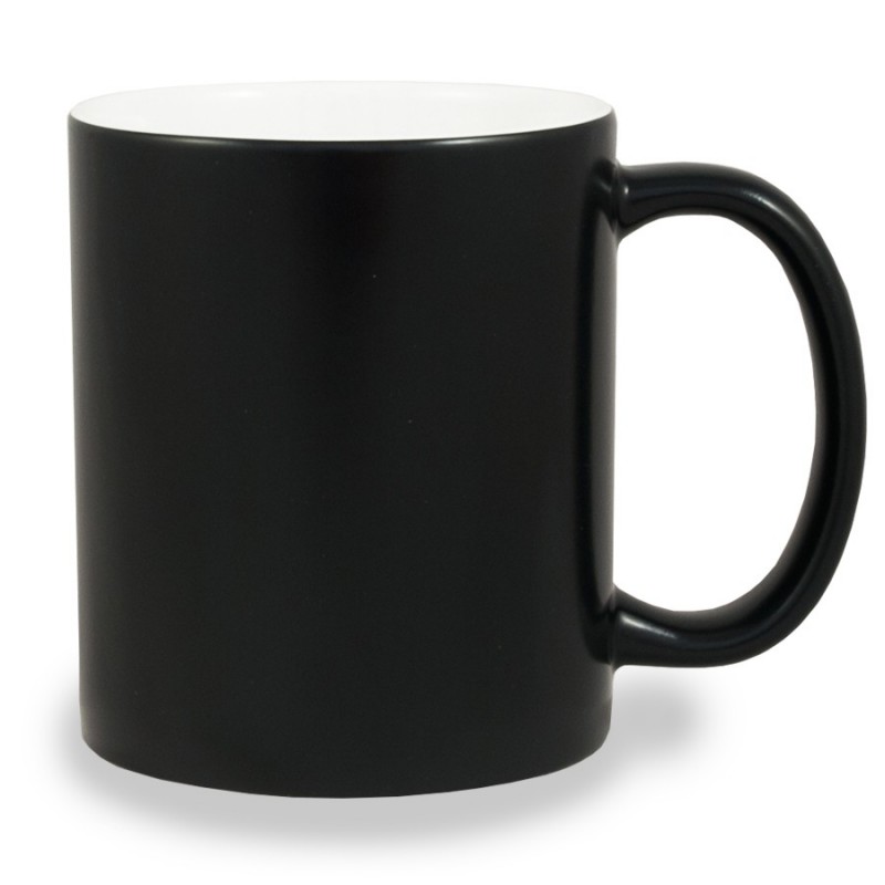 Mug colour changing 'Magic' - black matte