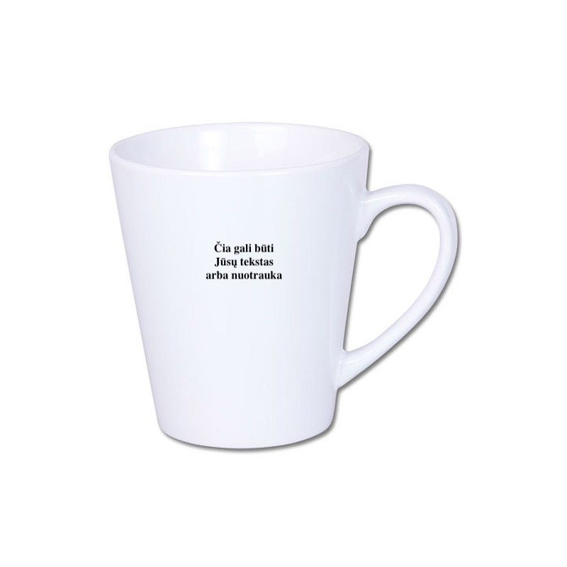Mug ceramic mug white LATTE small